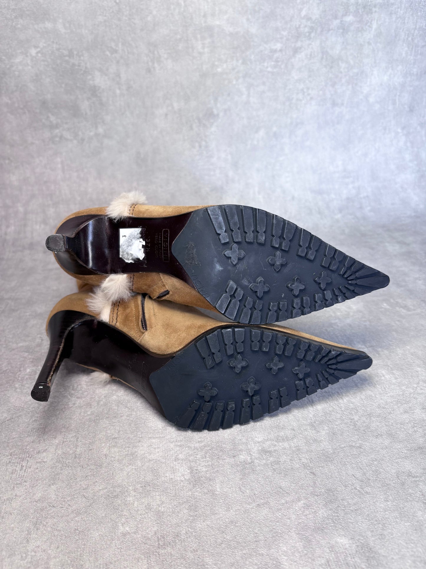 Giuseppe Zanotti Fur Boots
