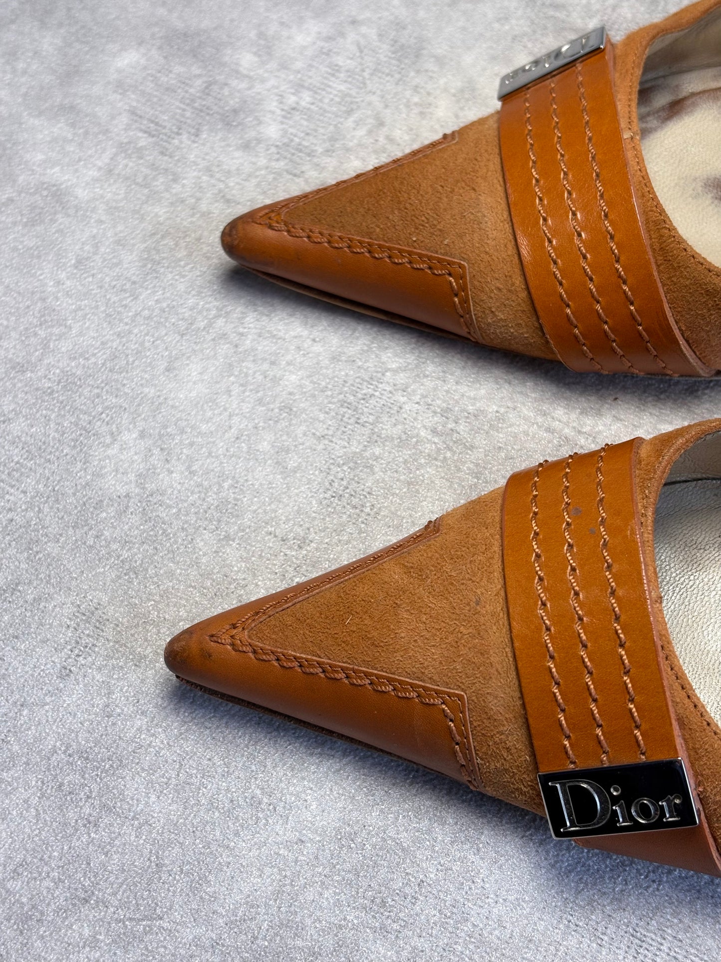 Dior Tan Point Heels