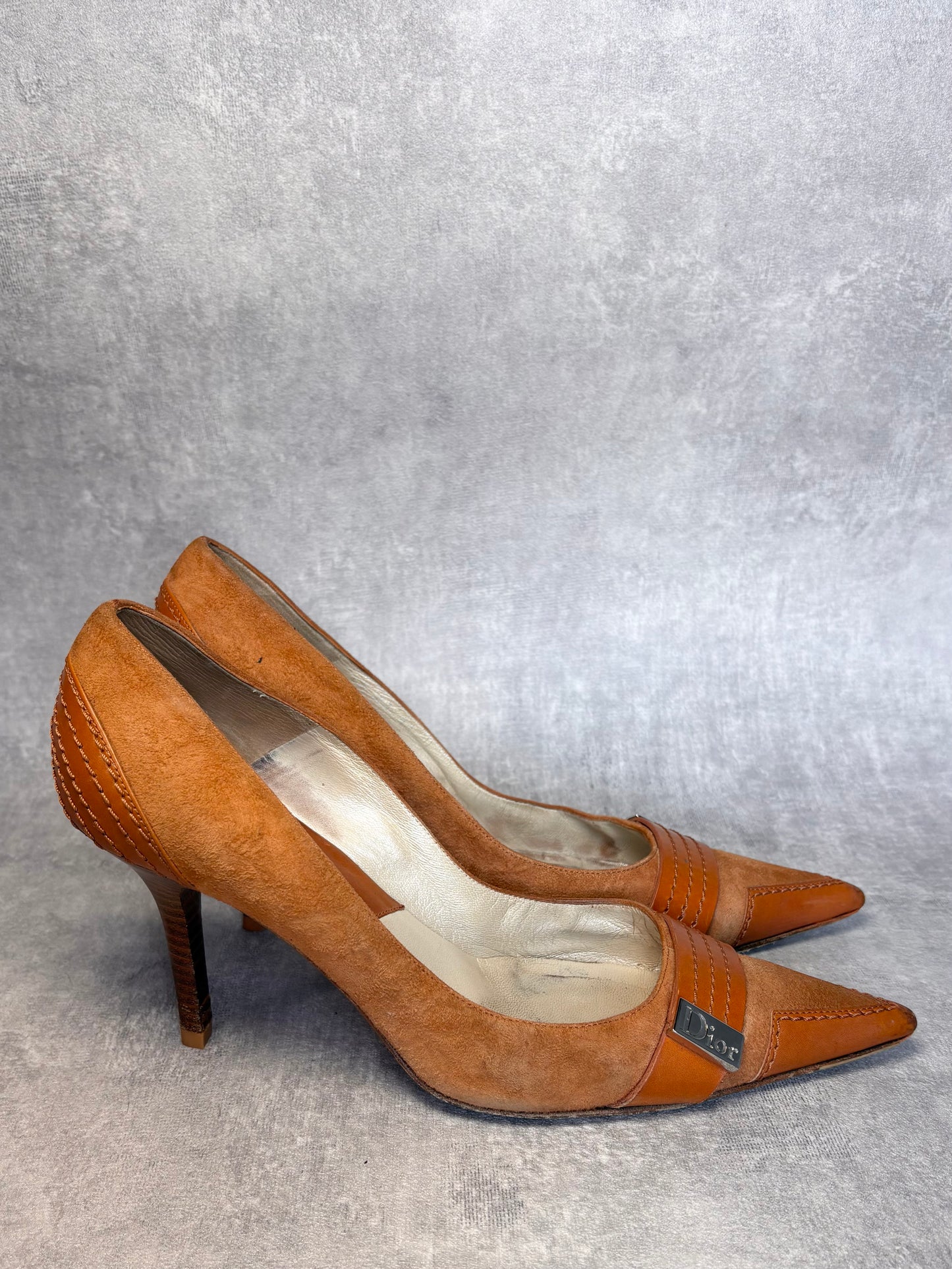 Dior Tan Point Heels