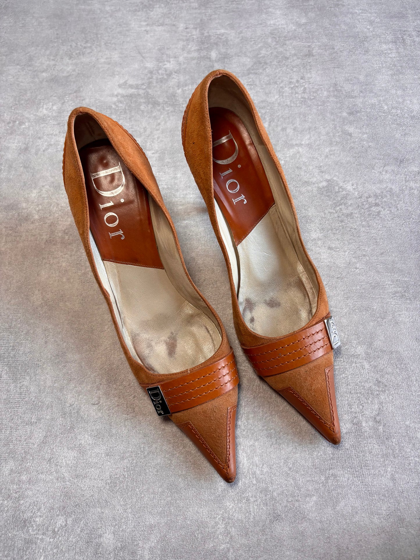 Dior Tan Point Heels