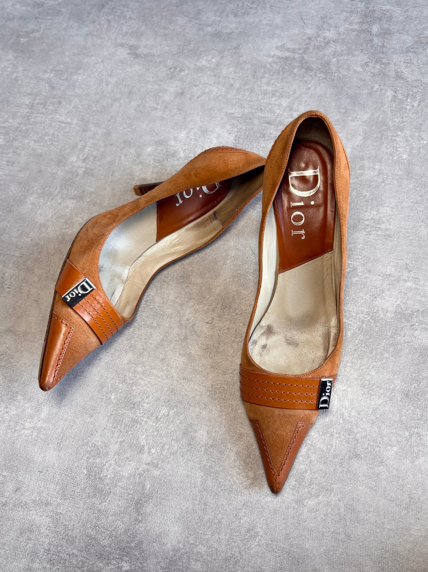 Dior Tan Point Heels