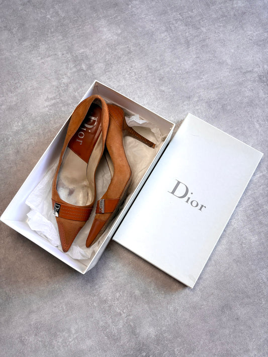 Dior Tan Point Heels
