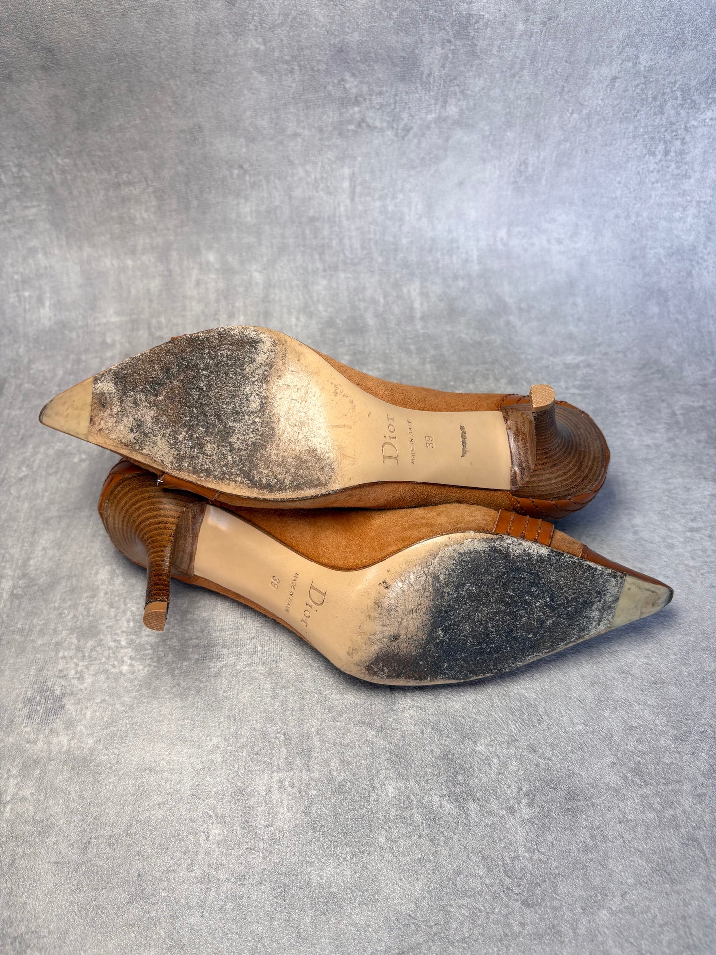Dior Tan Point Heels