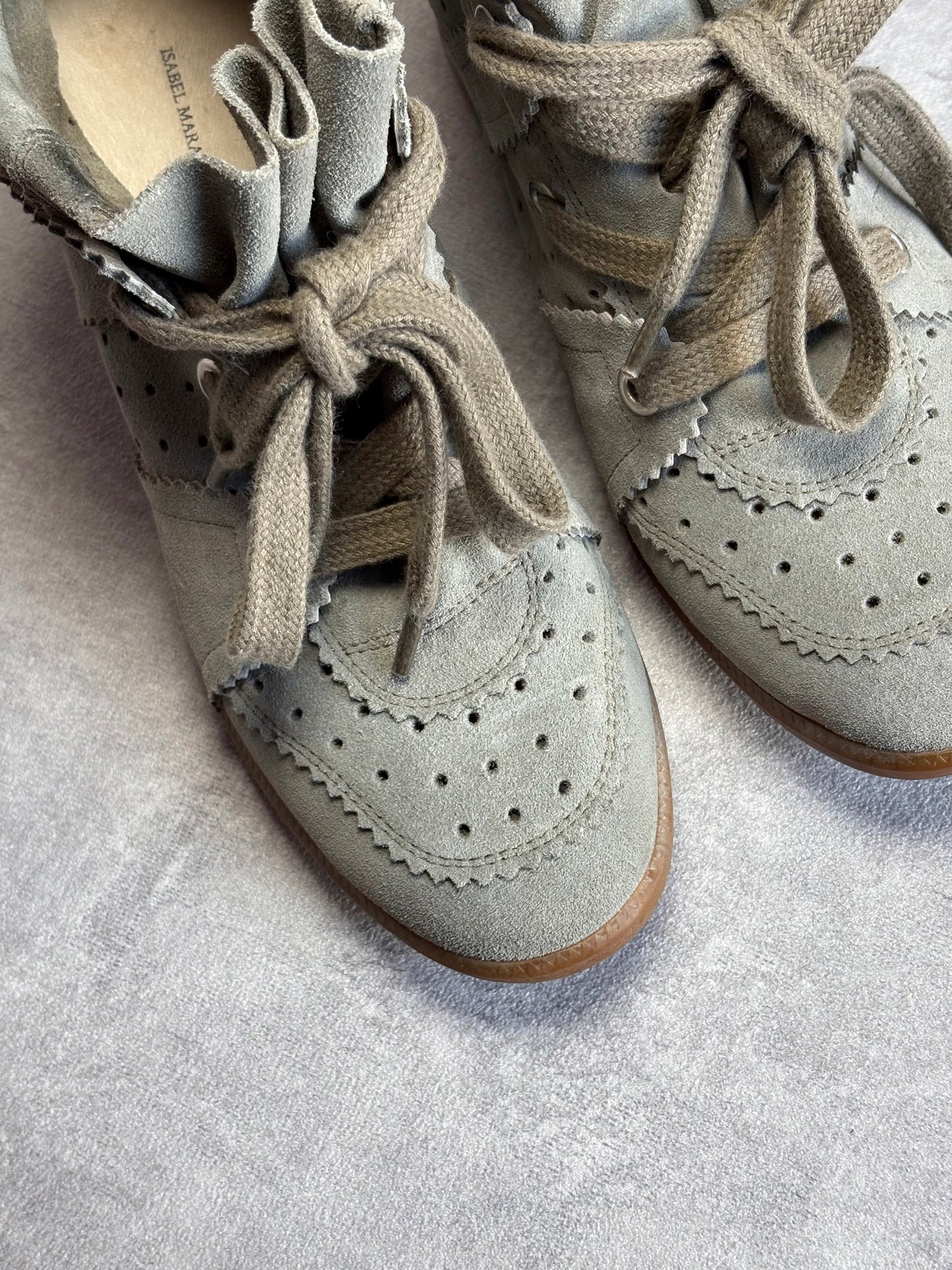 Isabel Marant Khaki Bobby Sneakers
