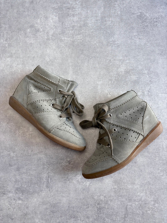 Isabel Marant Khaki Bobby Sneakers
