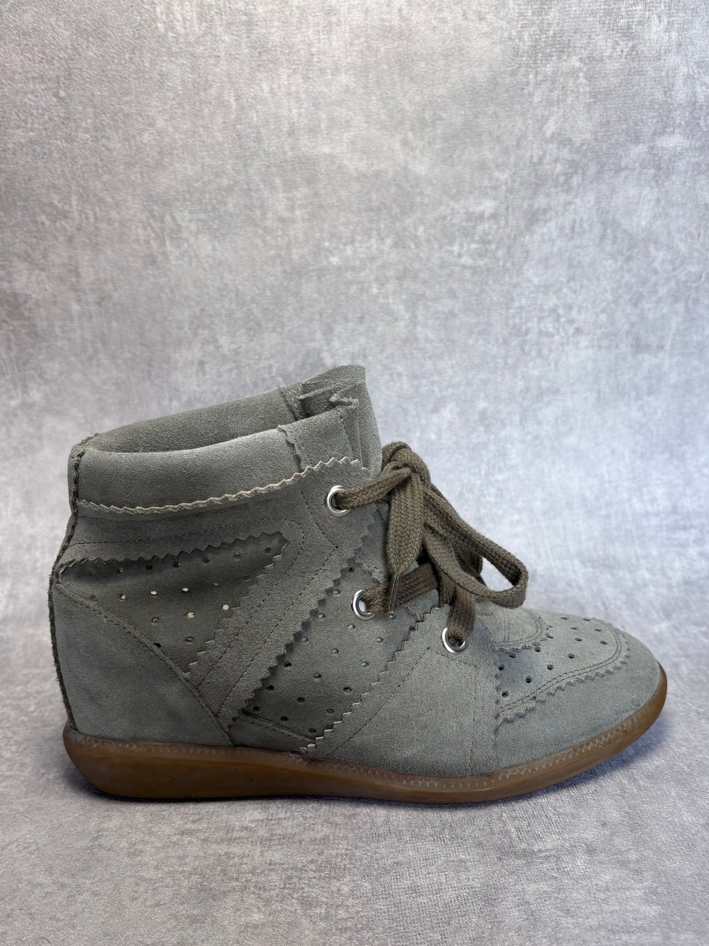 Isabel Marant Khaki Bobby Sneakers