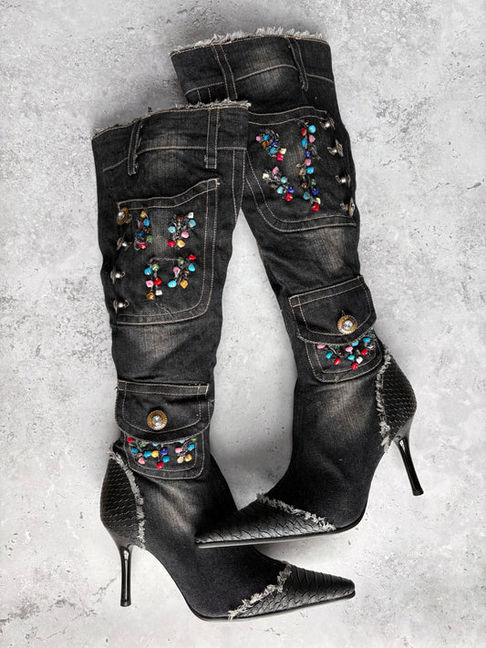 Sergio Todzi Denim Boots