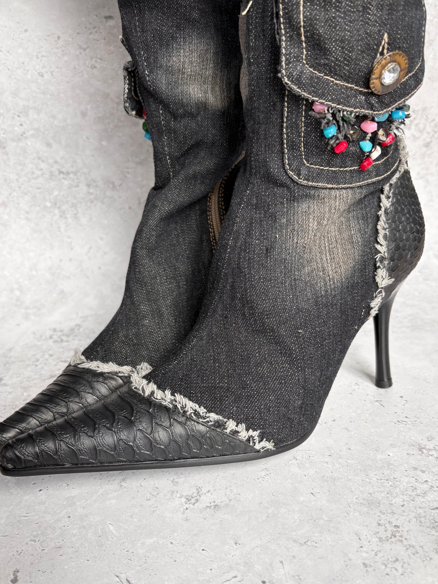 Sergio Todzi Denim Boots