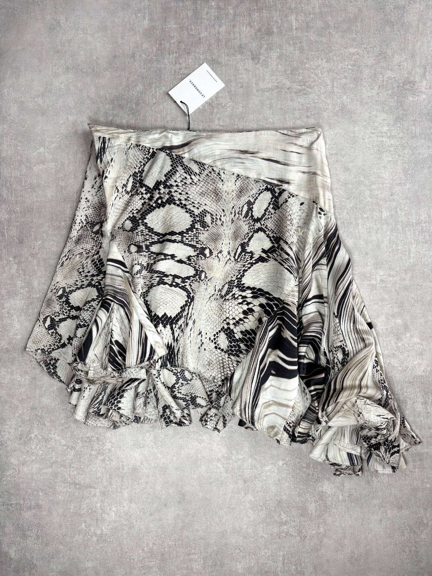 Just Cavalli Snakeskin Skirt