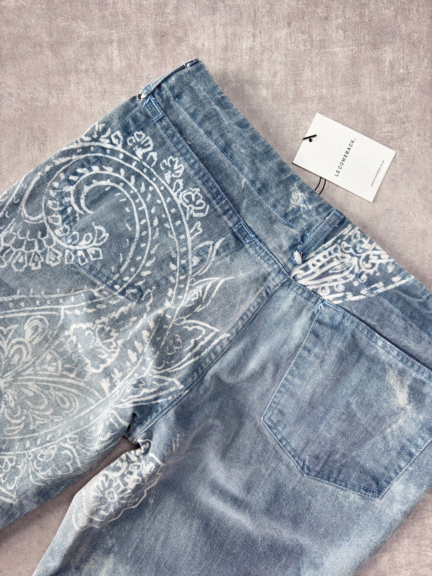 Cavalli Bandana Print Jeans