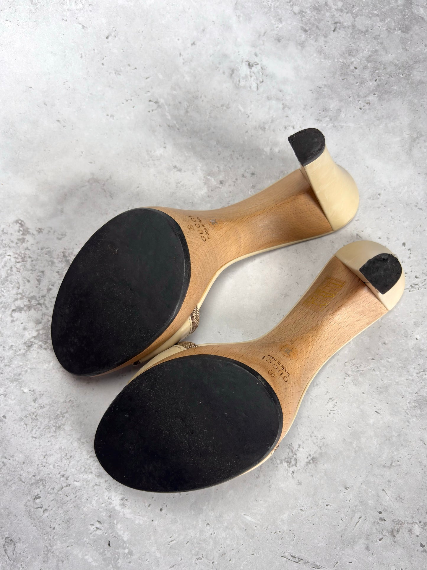 Gucci Monogram Mules