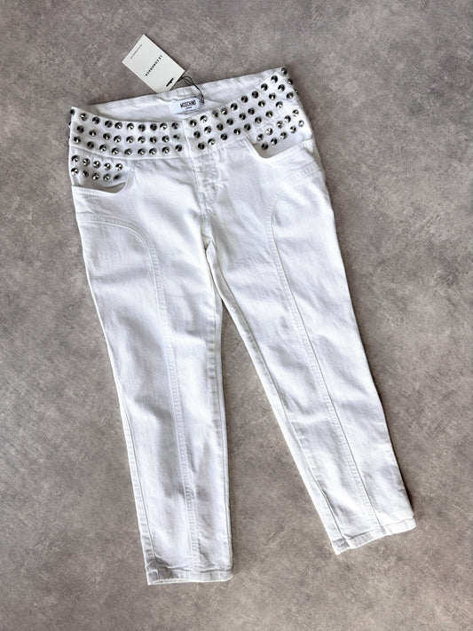 Moschino Stud Capri Jeans
