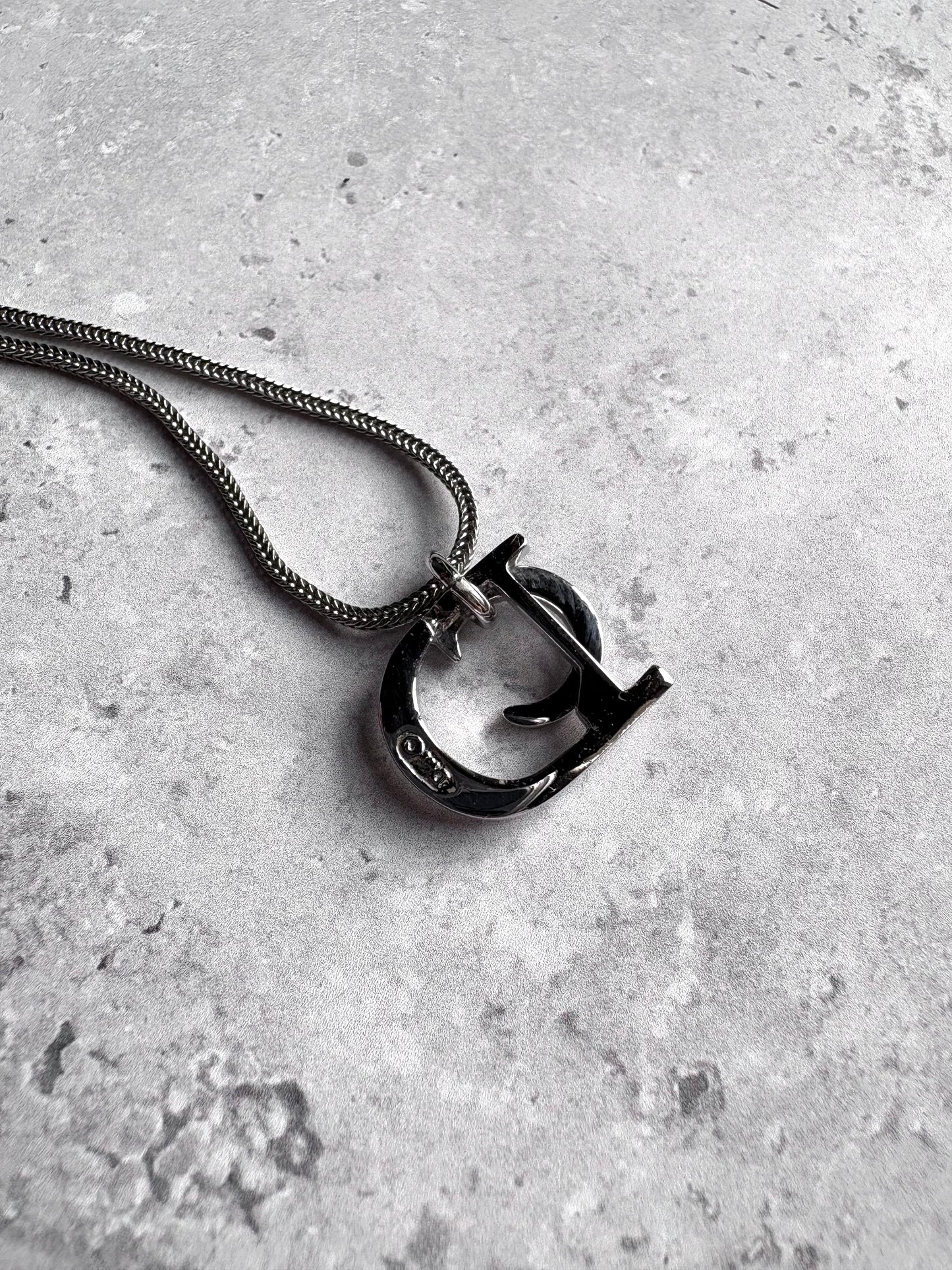 Dior Initial Diamante Necklace