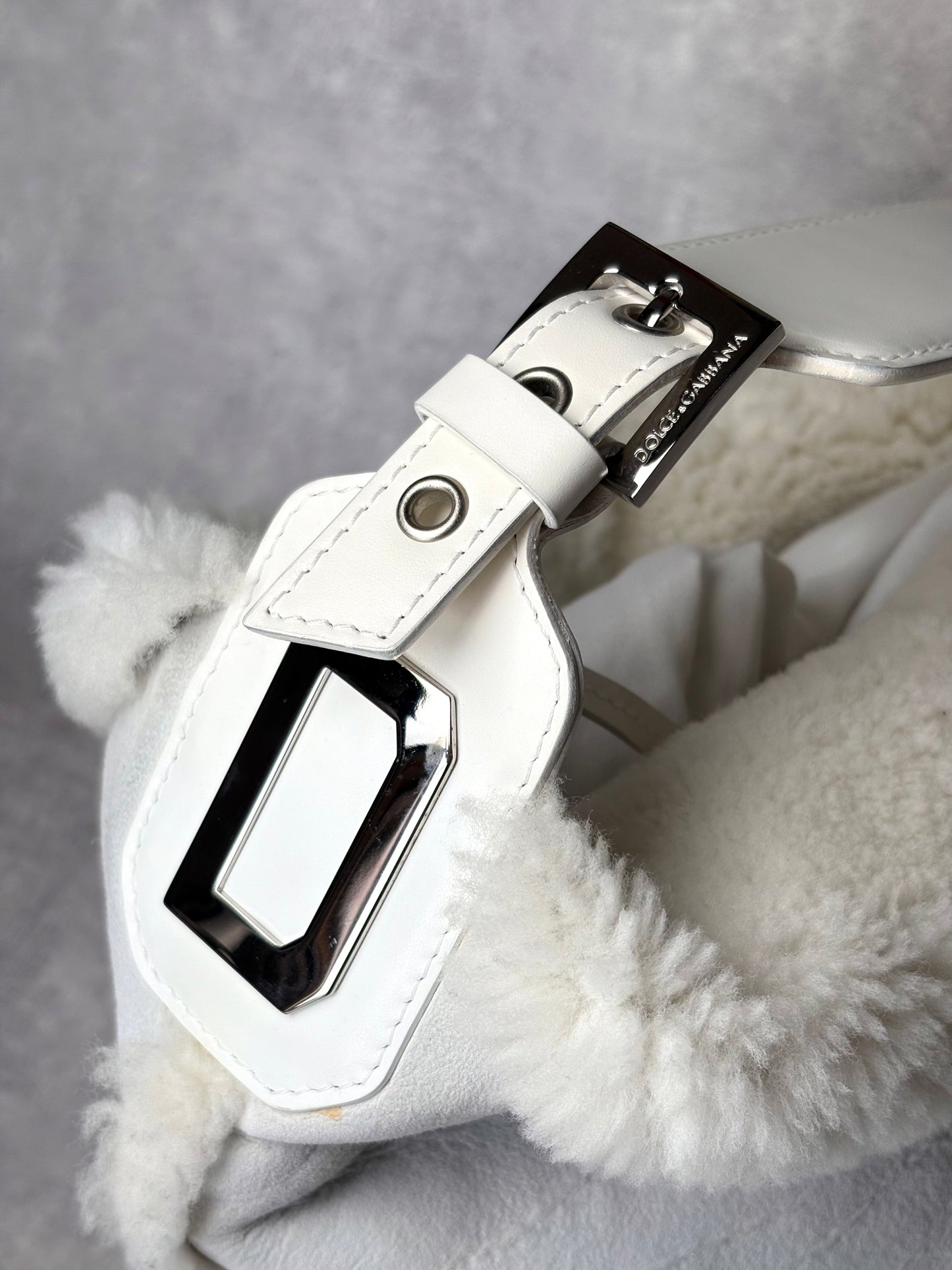 D&G Suede and Shearling Bag