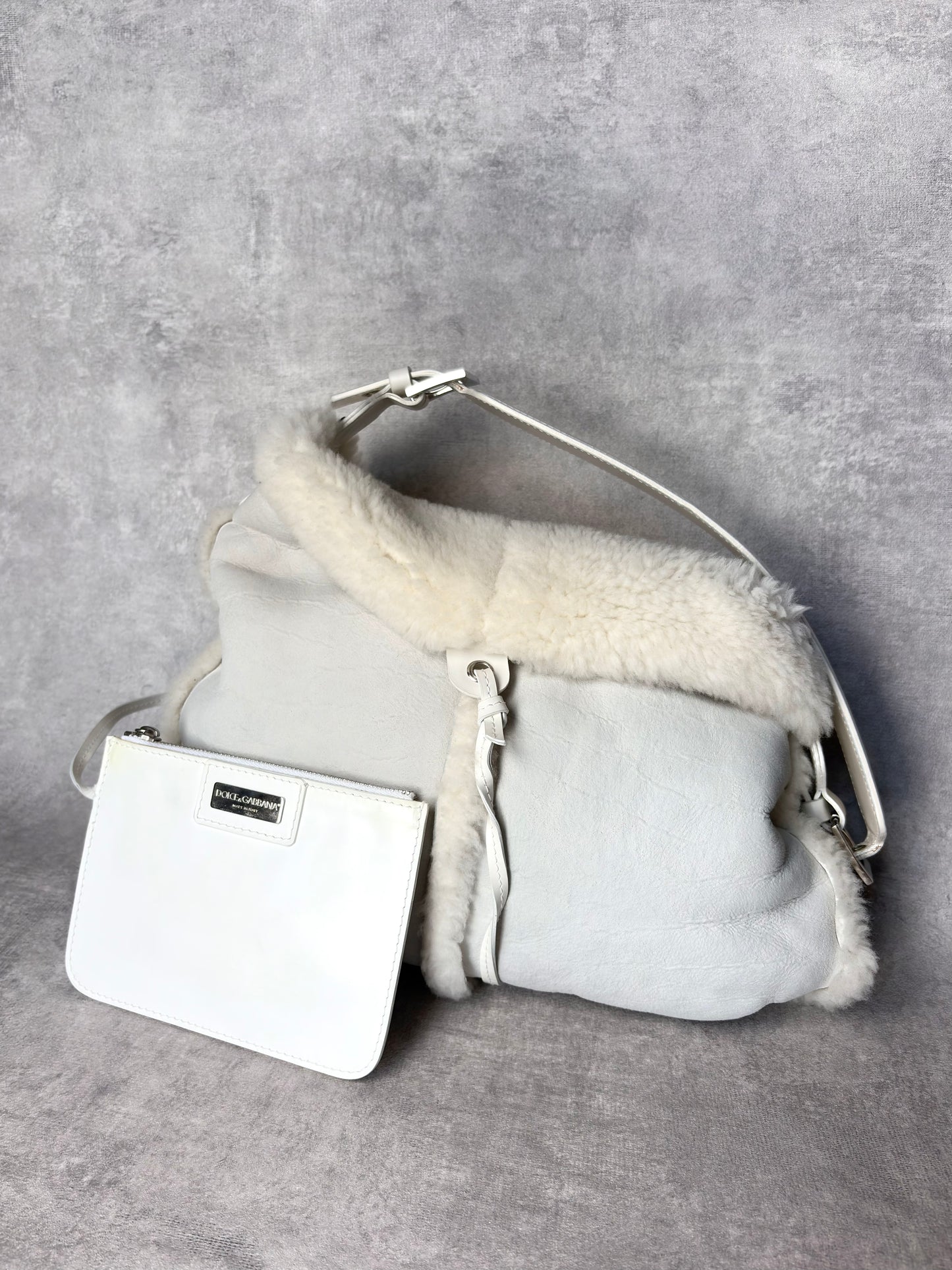 D&G Suede and Shearling Bag