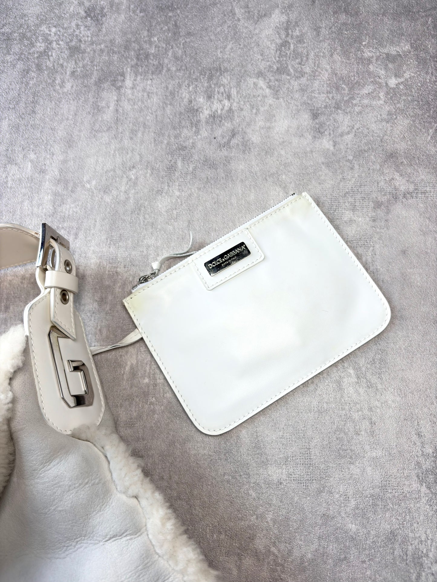 D&G Suede and Shearling Bag