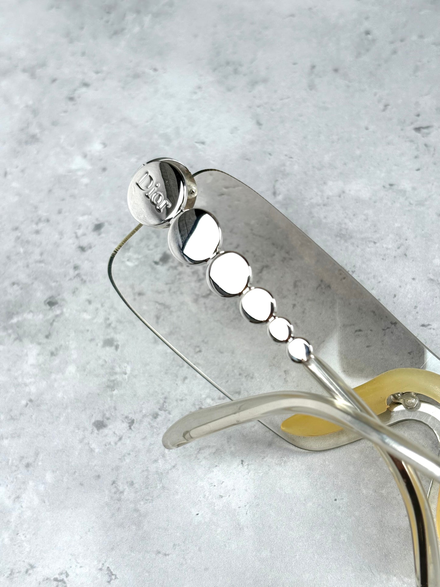 Dior Clear Ruthenium Sunglasses