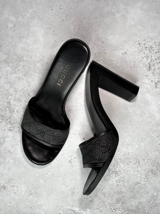 Gucci Monogram Canvas Mule