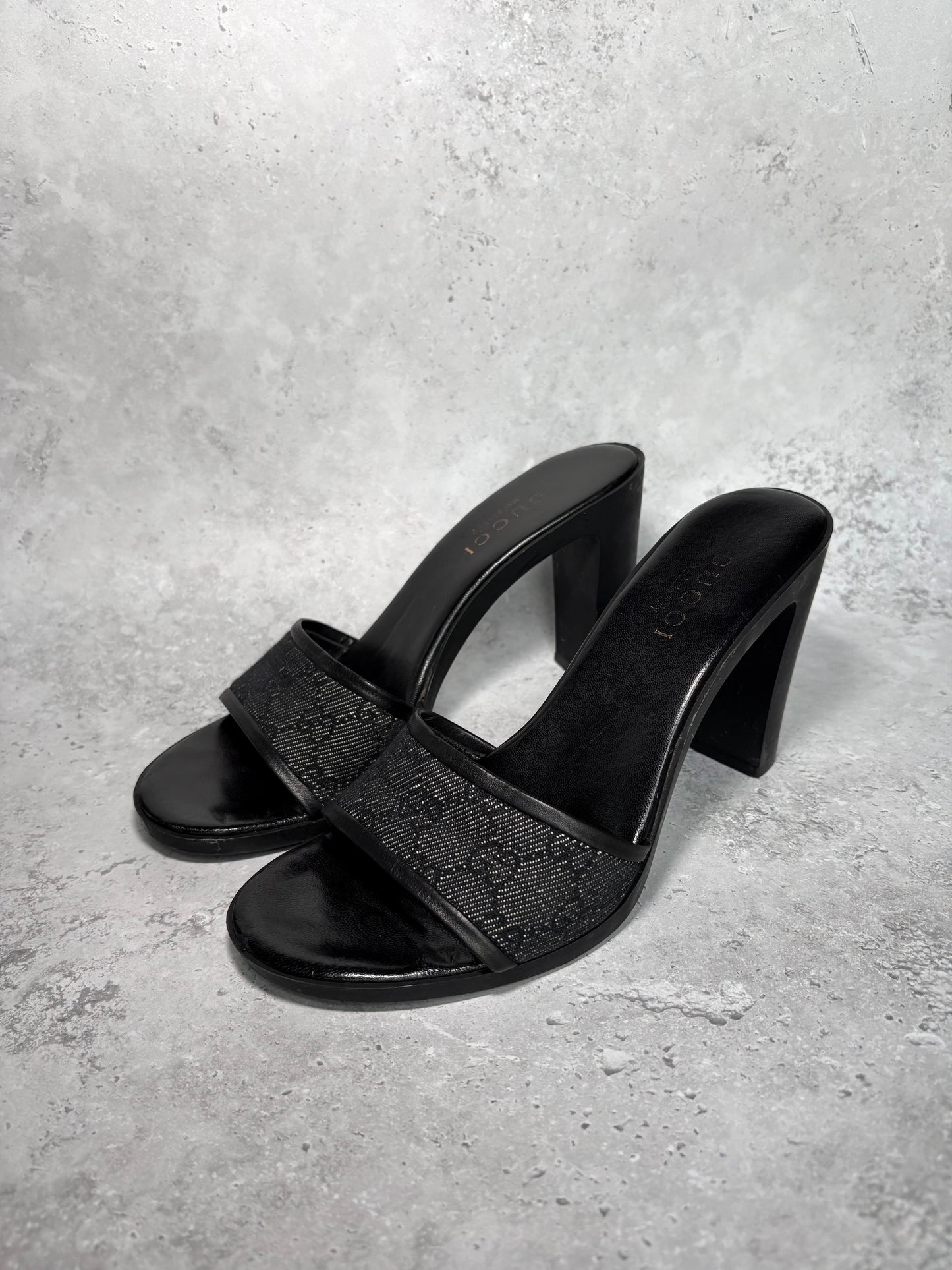 Gucci Monogram Canvas Mule