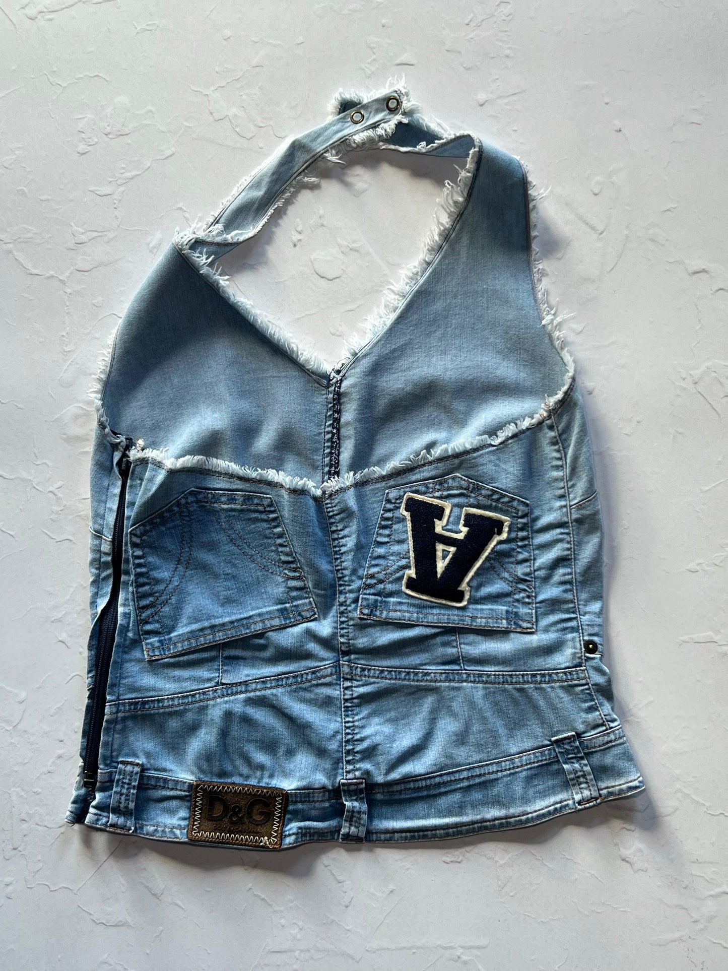 D&G Denim Halter Top