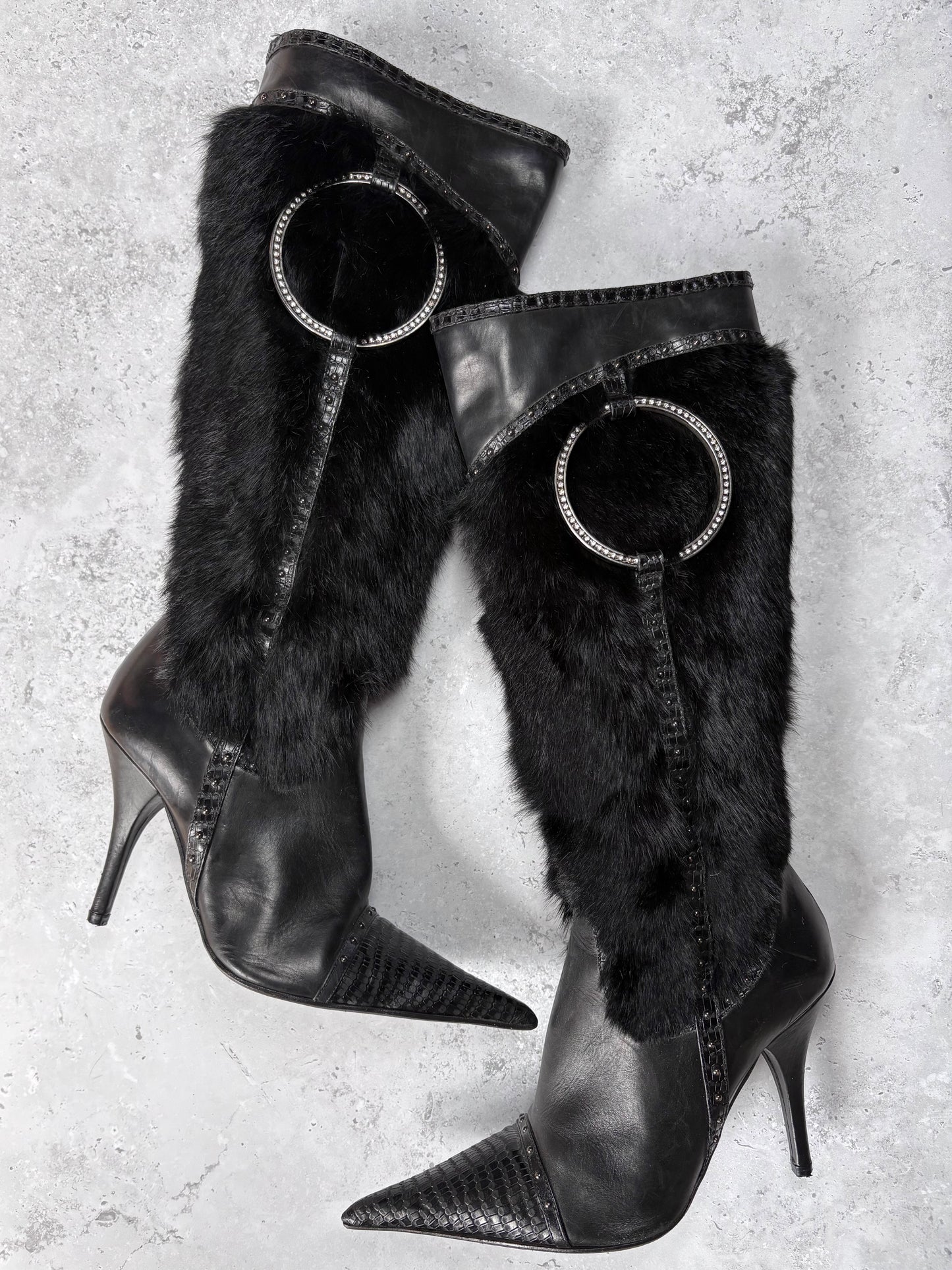 El Dantes Fur Boots