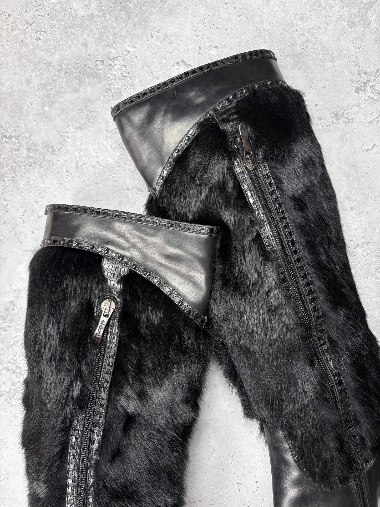 El Dantes Fur Boots