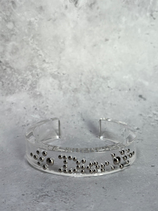 Dior Perspex Cuff