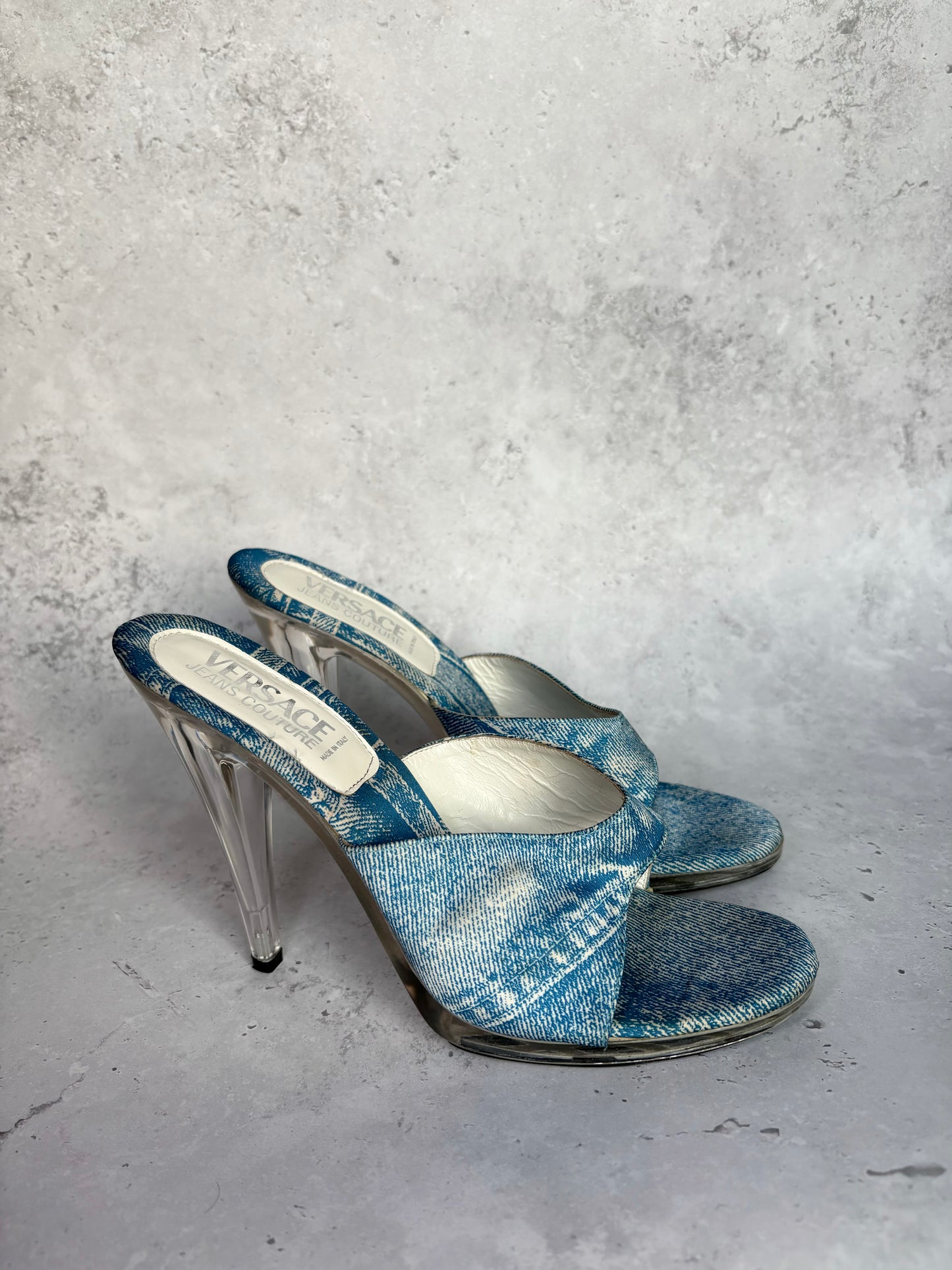 Versace Denim Mules
