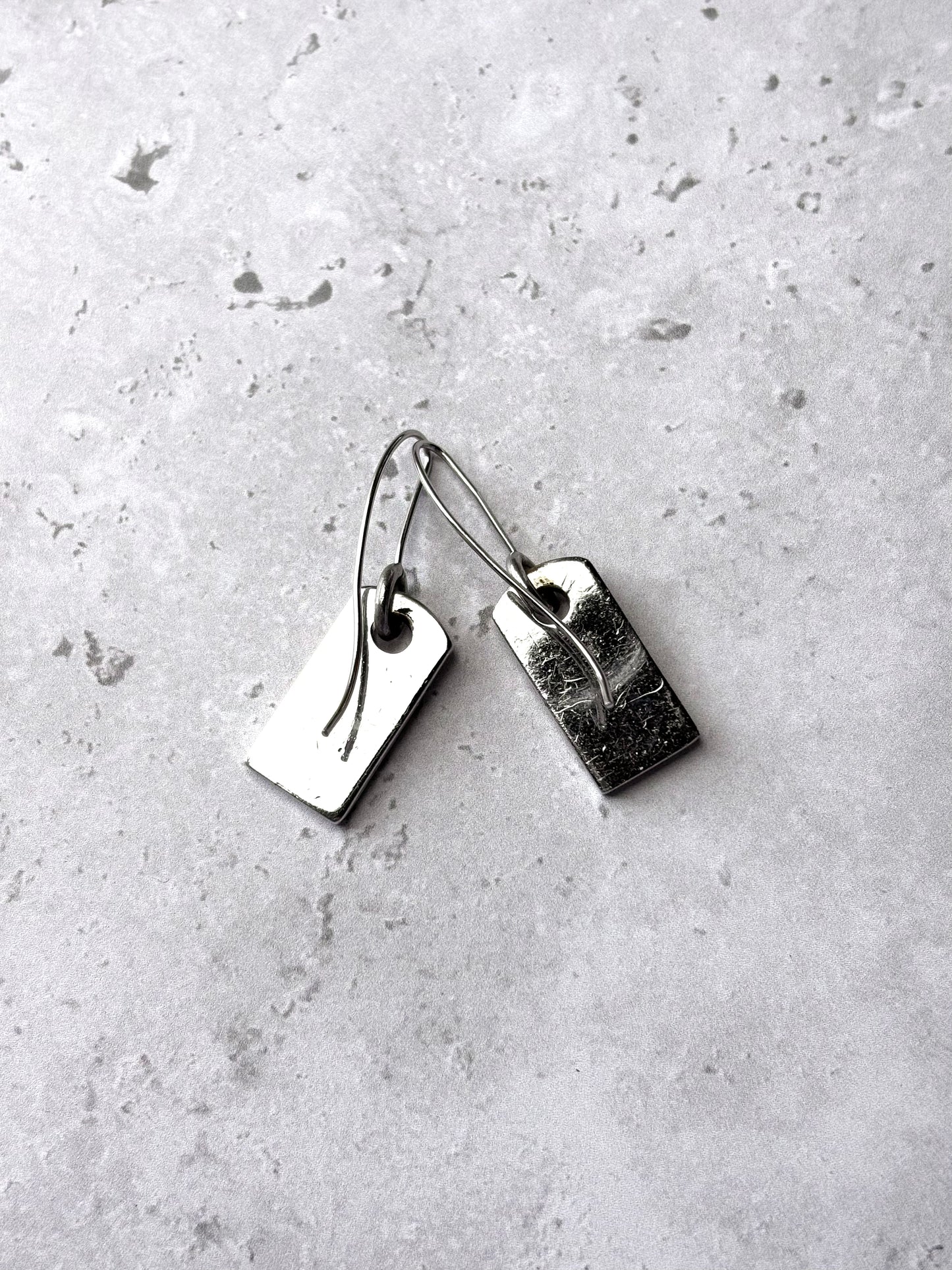 Dior Diamante Tag Earrings