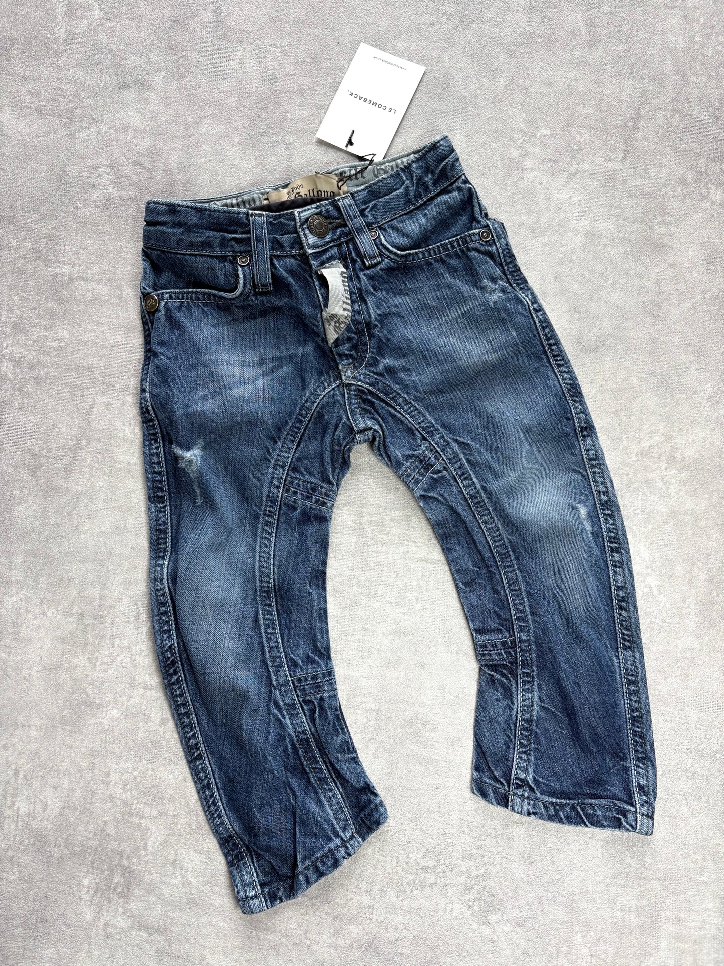 Galliano Distressed Jeans