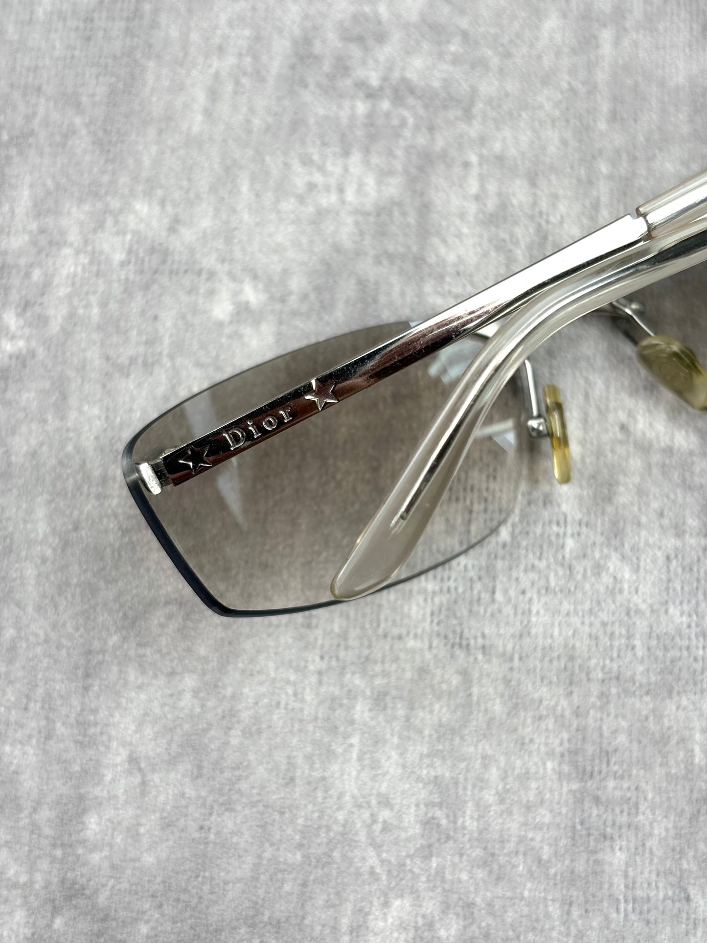 Dior Diorpop Clear Rimless Sunglasses