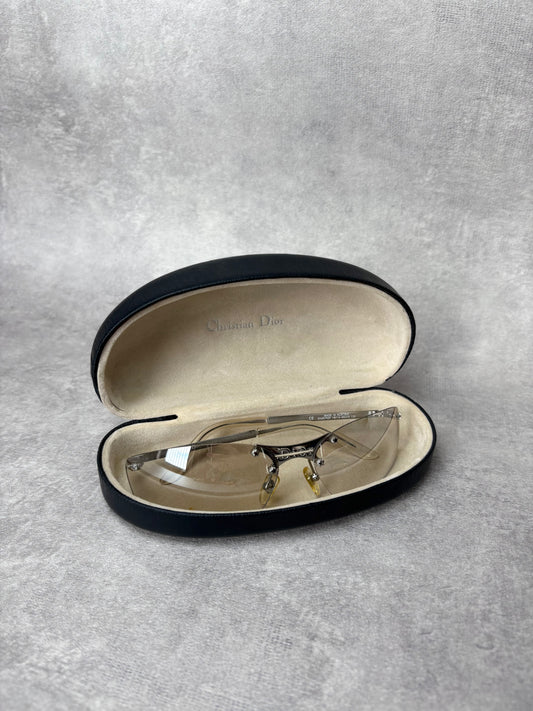 Dior Diorpop Clear Rimless Sunglasses