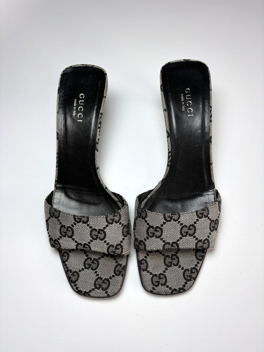 Gucci Supreme Monogram Canvas Mule