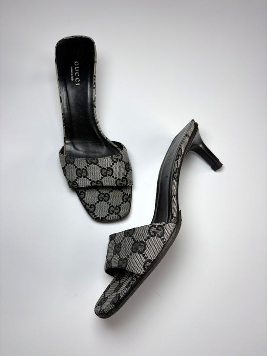 Gucci Supreme Monogram Canvas Mule