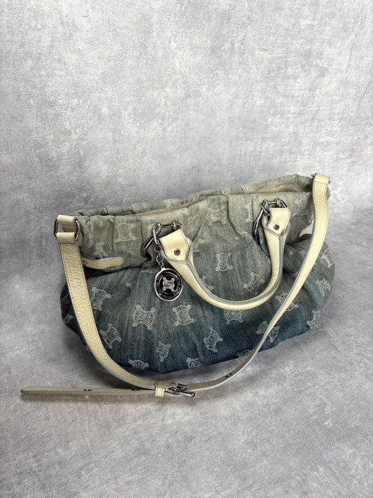 Celine Denim Macadam Bag