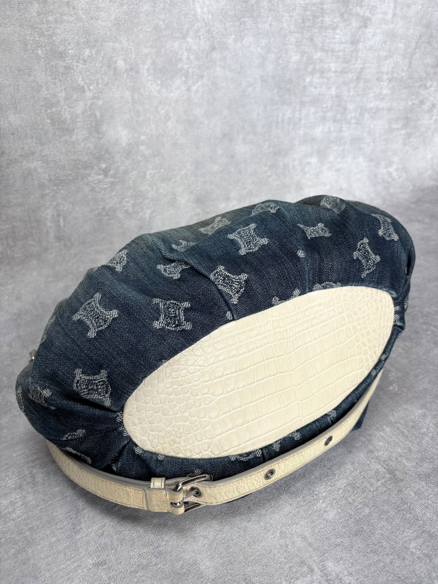 Celine Denim Macadam Bag