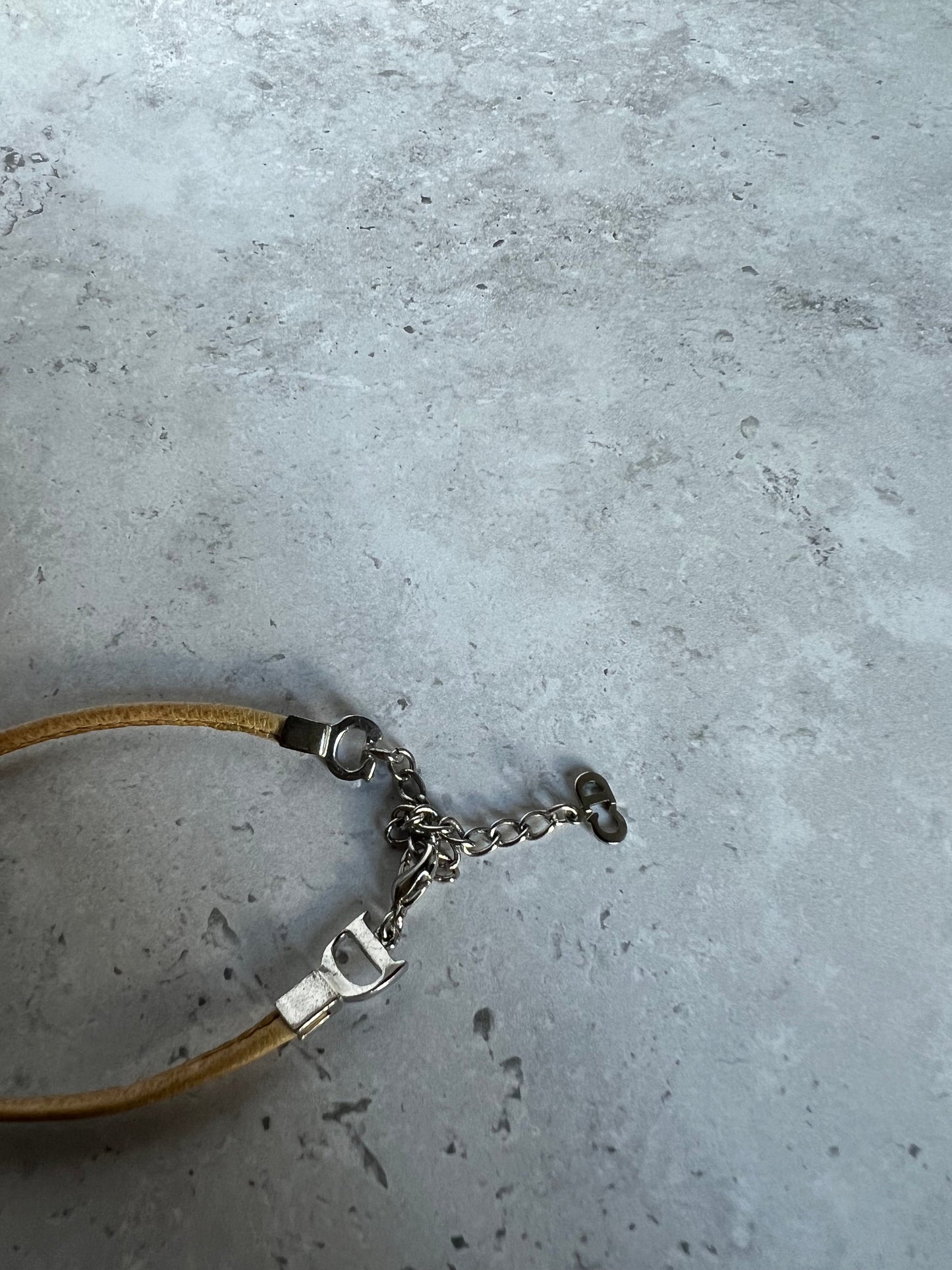 Dior Leather Bow Bracelet