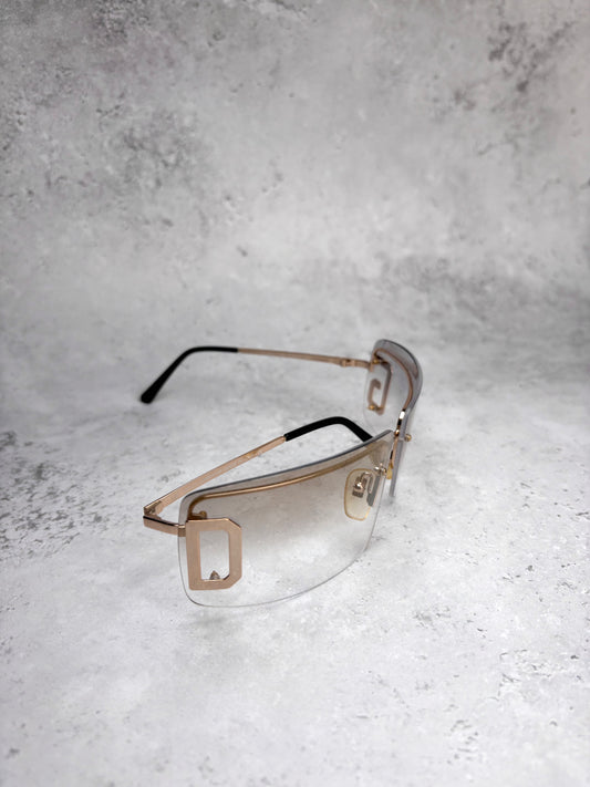 D&G Rimless Gold Sunglasses