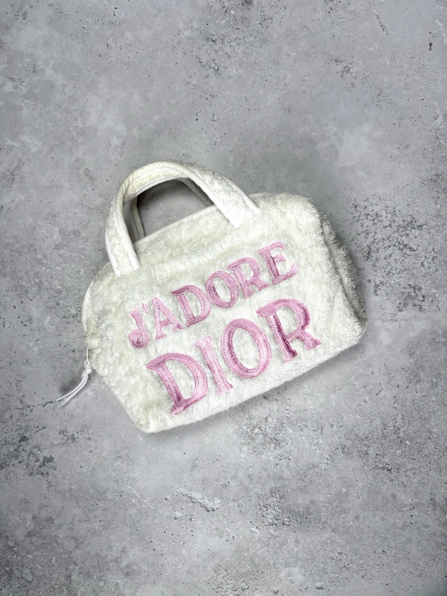 Dior Terry Cloth Bowler Bag