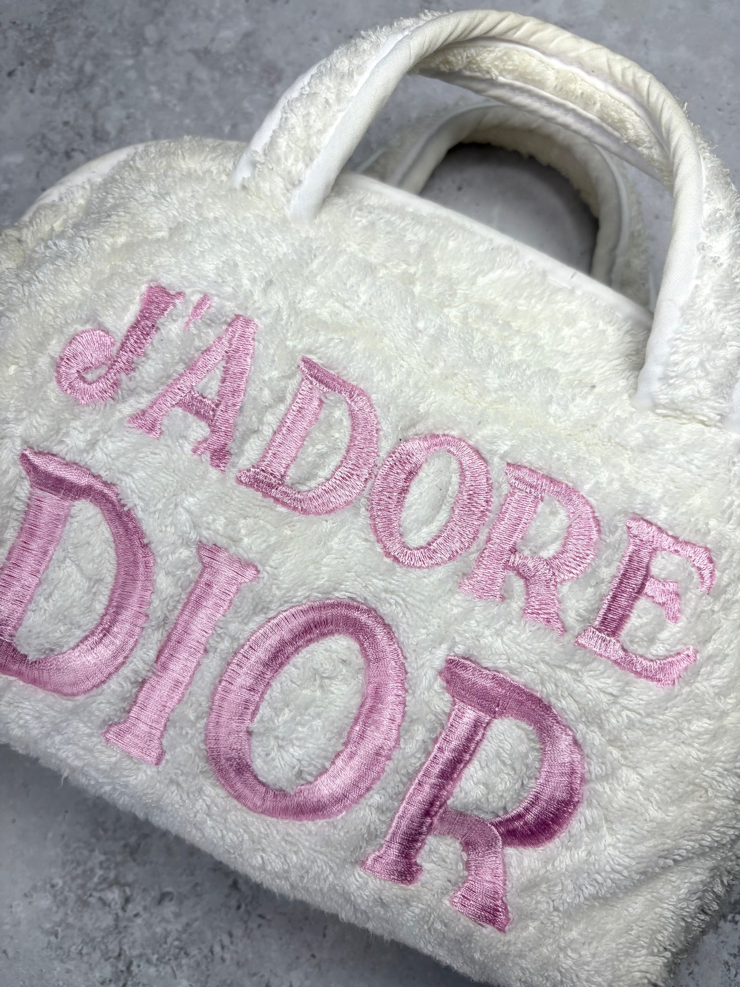 Dior Terry Cloth Bowler Bag