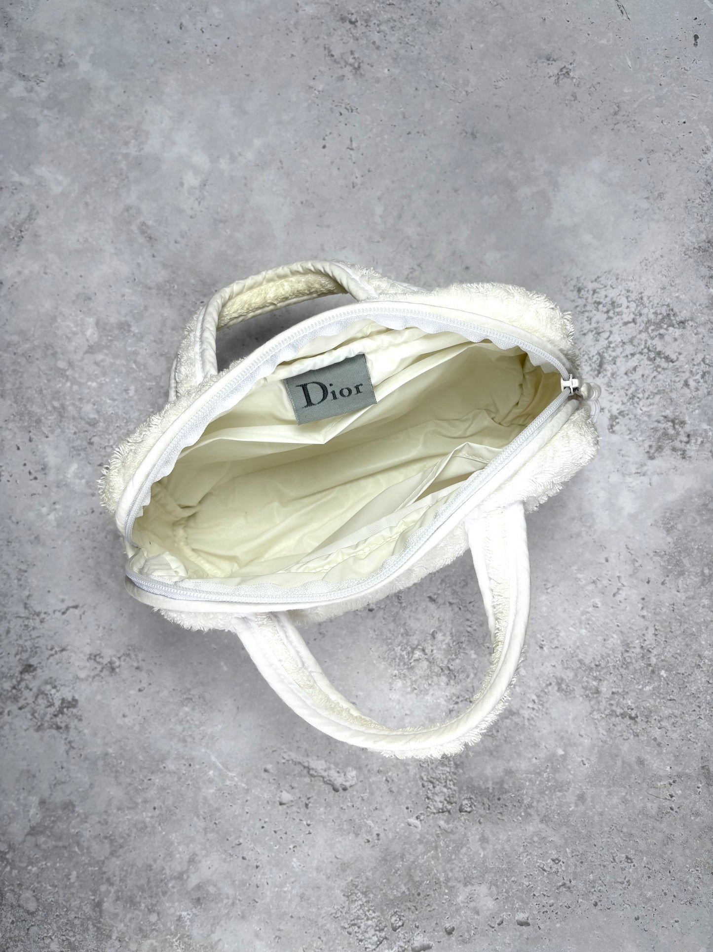 Dior Terry Cloth Bowler Bag