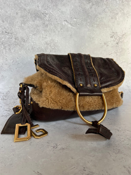 D&G Fur Shoulder Bag and Purse