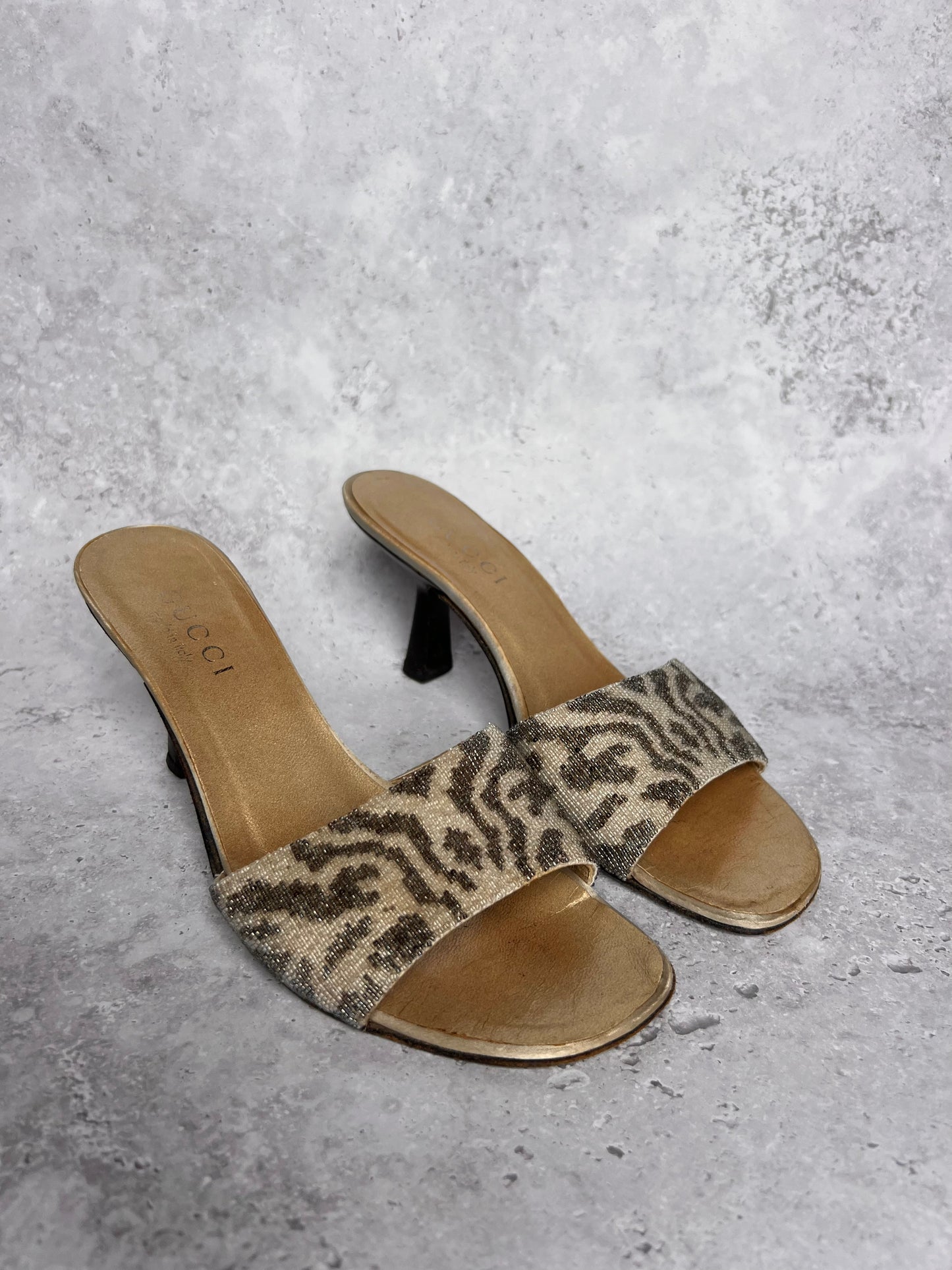 Gucci Tom Ford Beaded Mules