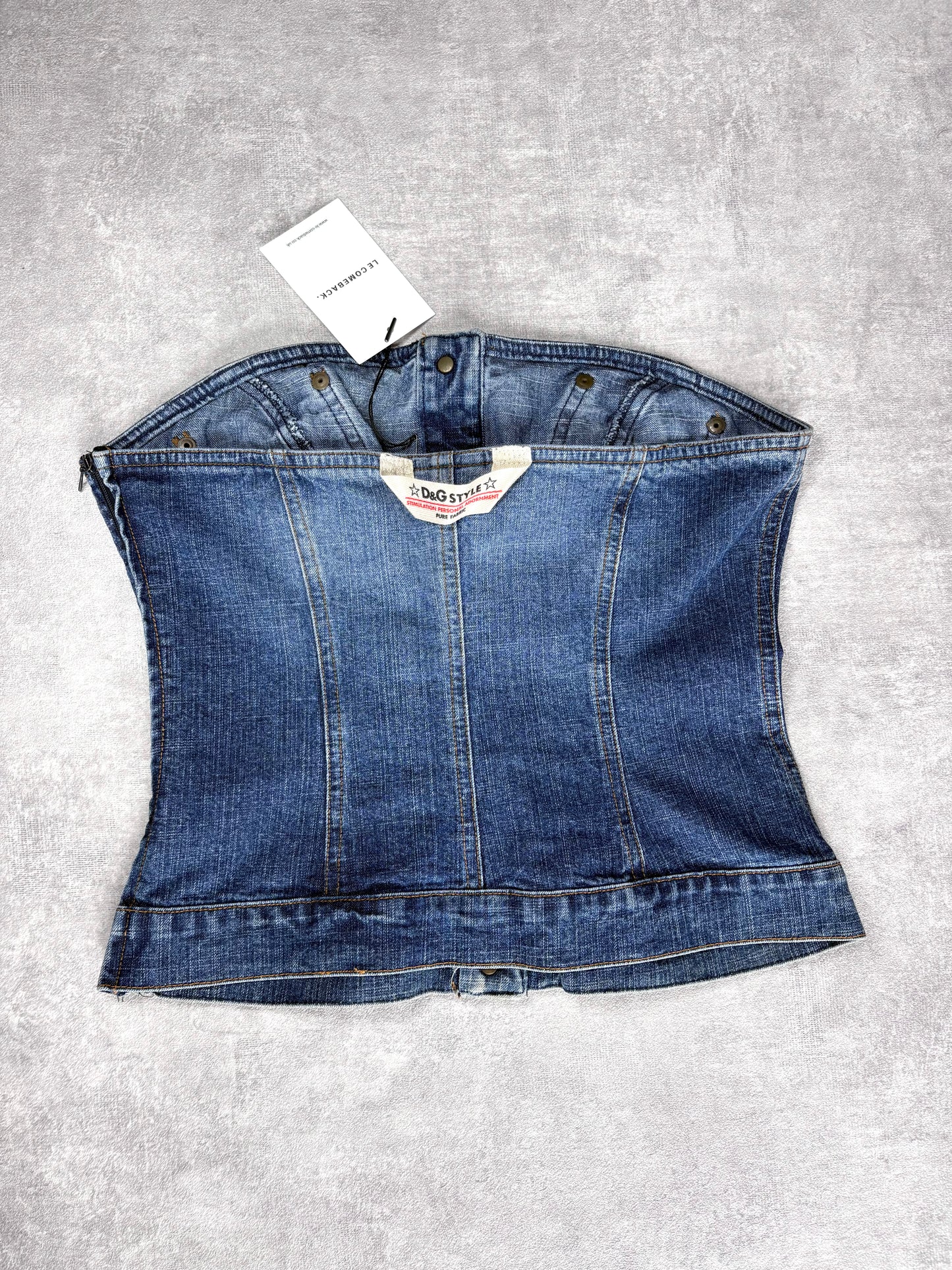 D&G Denim Bustier