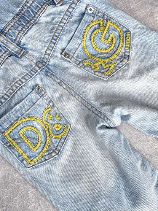 D&G Light Wash Dungarees