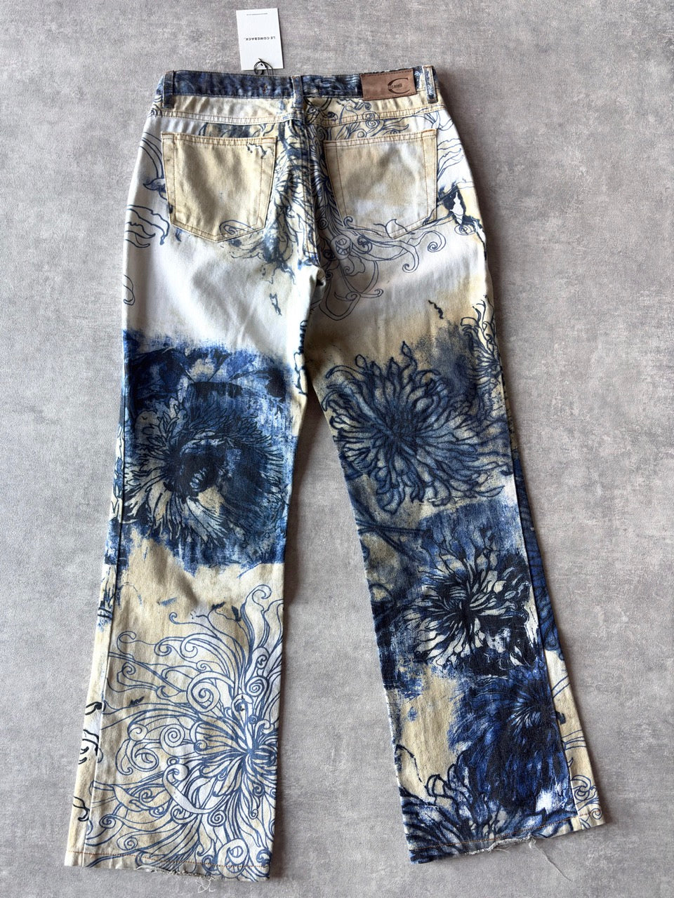 Cavalli Floral Print Jeans