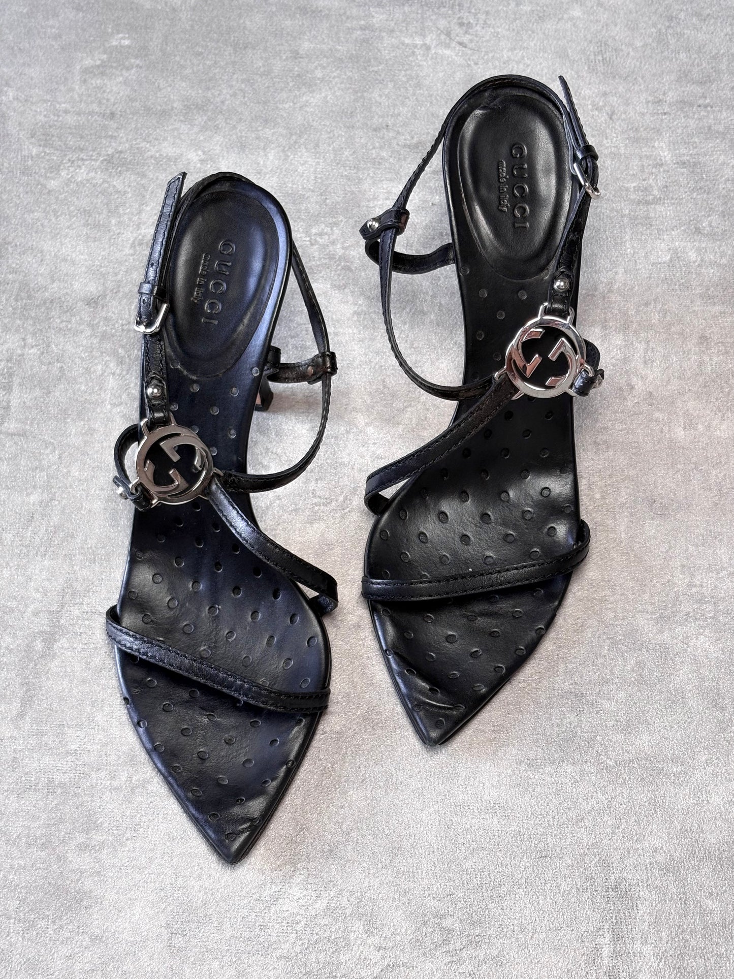 Gucci Tom Ford Logo Heels