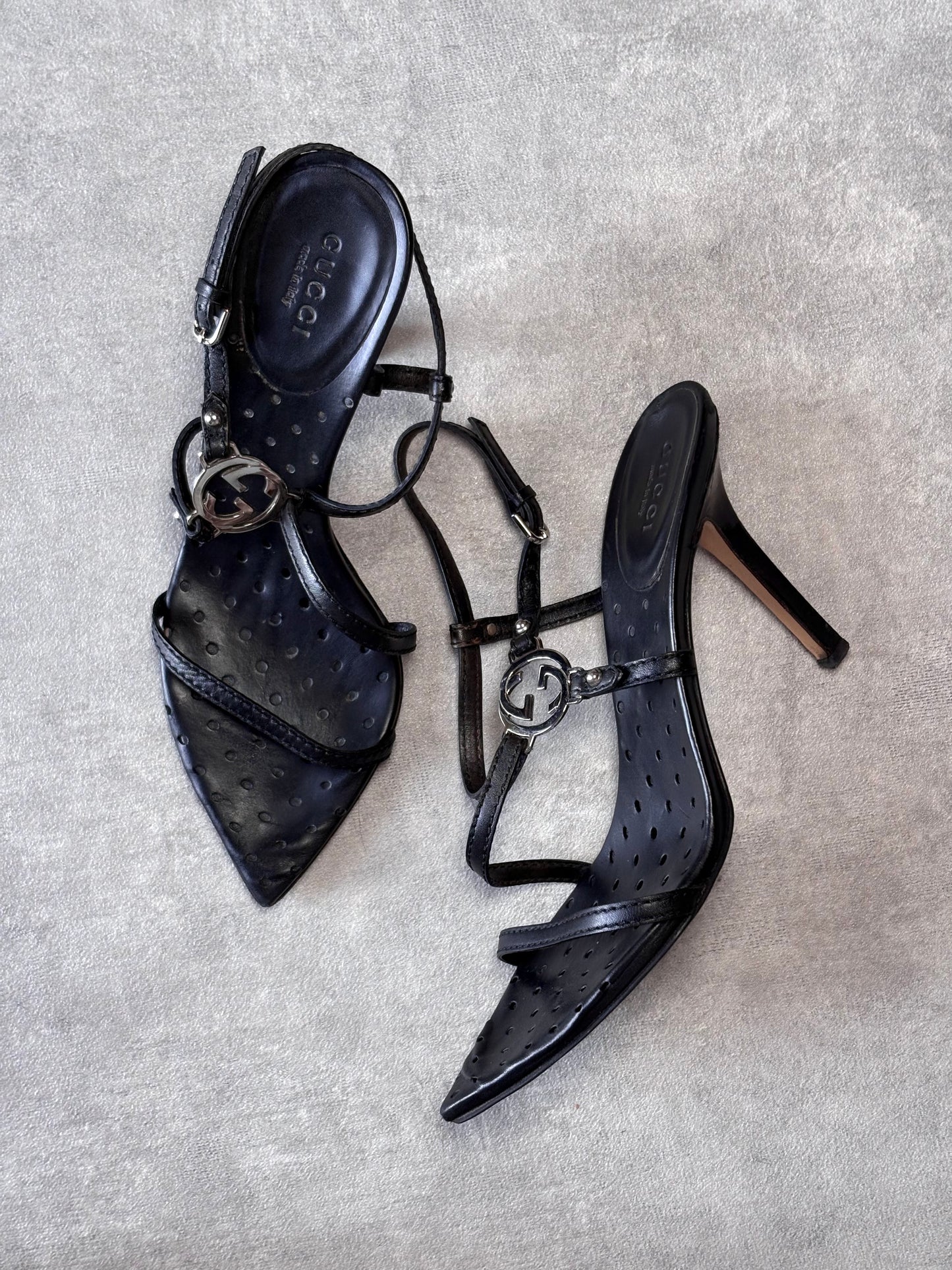Gucci Tom Ford Logo Heels