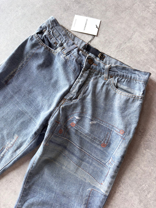 Cavalli Denim Printed Jeans