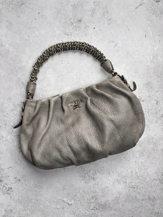 Prada Grey Chain Bag